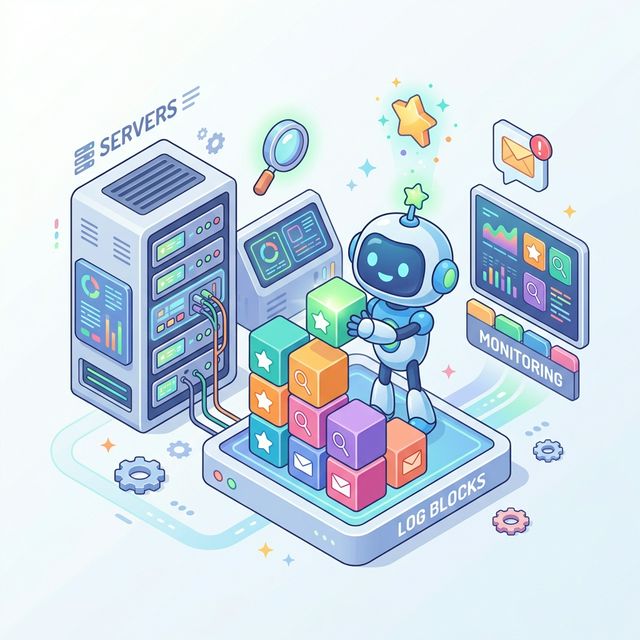 Logstack Cartoon Character
